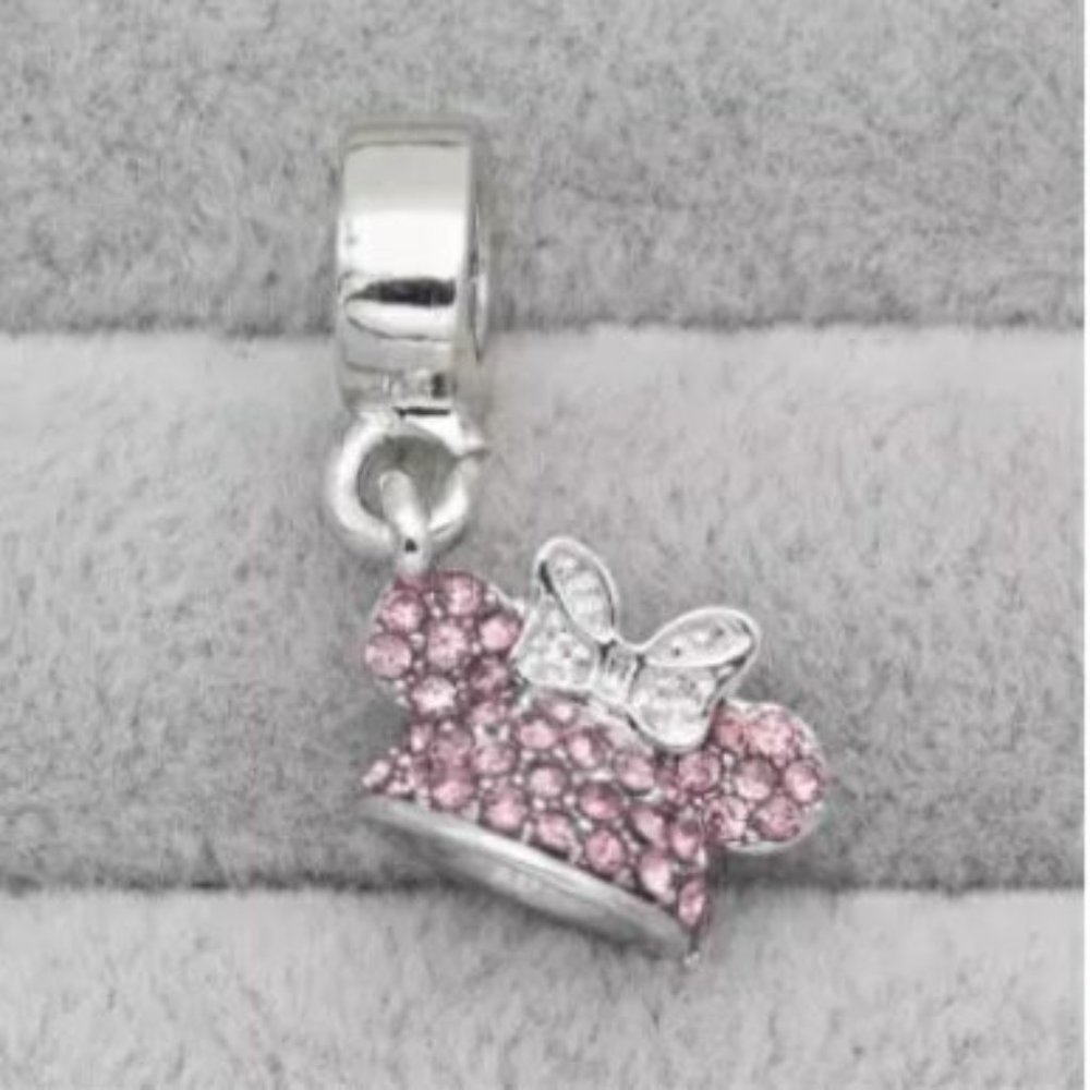 Minnie Mouse S925 Sparkling Hat Charm